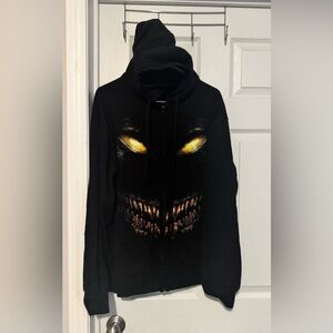 Disturbed Full Zip Hoodie Adult sz XL Black Band Tee Y2K Pockets Hood sweatshirt